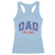 Dad Est 2025 Racerback Tank Top Patriotic America Flag New Father