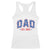 Dad Est 2025 Racerback Tank Top Patriotic America Flag New Father