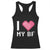 Funny Girlfriend Racerback Tank Top I Love My BF Boyfriend Valentines