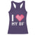 Funny Girlfriend Racerback Tank Top I Love My BF Boyfriend Valentines