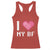 Funny Girlfriend Racerback Tank Top I Love My BF Boyfriend Valentines