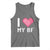 Funny Girlfriend Tank Top I Love My BF Boyfriend Valentines