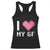 Funny Boyfriend Racerback Tank Top I Love My GF Girlfriend Valentines