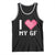 Funny Boyfriend Tank Top I Love My GF Girlfriend Valentines