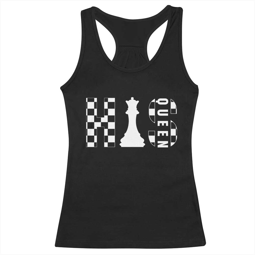 His Queen Chess Couple Matching Racerback Tank Top