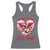 Funny Valentine's Day Racerback Tank Top Sorry Cupid I've Been Feral Raccoon