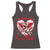 Funny Valentine's Day Racerback Tank Top Sorry Cupid I've Been Feral Raccoon