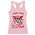 Funny Valentine's Day Racerback Tank Top Sorry Cupid I've Been Feral Raccoon