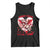 Funny Valentine's Day Tank Top Sorry Cupid I've Been Feral Raccoon