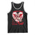 Funny Valentine's Day Tank Top Sorry Cupid I've Been Feral Raccoon