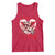 Funny Valentine's Day Tank Top Sorry Cupid I've Been Feral Raccoon