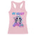 Funny Valentine's Day Racerback Tank Top My Heart Pops For You Cute Death Grim Popcorn