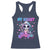 Funny Valentine's Day Racerback Tank Top My Heart Pops For You Cute Death Grim Popcorn