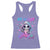 Funny Valentine's Day Racerback Tank Top My Heart Pops For You Cute Death Grim Popcorn