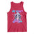 Funny Valentine's Day Tank Top My Heart Pops For You Cute Death Grim Popcorn