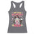 Funny Valentine's Day Racerback Tank Top You Make My Heart Pop Cute Cat Popcorn