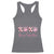 Valentine's Day Dog Lover Racerback Tank Top Furever Woof You Paw XO