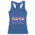 Valentine's Day Dog Lover Racerback Tank Top Furever Woof You Paw XO