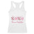 Valentine's Day Dog Lover Racerback Tank Top Furever Woof You Paw XO