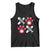 Valentine's Day Cat Lover Tank Top Cute Kitten Paw XO