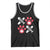 Valentine's Day Cat Lover Tank Top Cute Kitten Paw XO