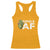 Funny Anti Valentine Racerback Tank Top Single AF Heart Cactus