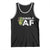 Funny Anti Valentine Tank Top Single AF Heart Cactus