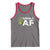 Funny Anti Valentine Tank Top Single AF Heart Cactus