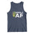 Funny Anti Valentine Tank Top Single AF Heart Cactus