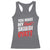 Funny Meme Valentine's Day Racerback Tank Top You Make My Heart Skibidi Gyatt