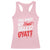 Funny Meme Valentine's Day Racerback Tank Top You Make My Heart Skibidi Gyatt