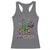 Mardi Gras Racerback Tank Top Its Mardi Gras Y'all Peacock Costume