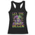 Mardi Gras Racerback Tank Top Let The Shenanigans Begin Skeleton Jester Costume