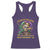 Louisiana Mardi Gras Racerback Tank Top Cajun To The Bone Skeleton Jester Costume