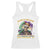 Louisiana Mardi Gras Racerback Tank Top Cajun To The Bone Skeleton Jester Costume