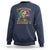 Louisiana Mardi Gras Sweatshirt Cajun To The Bone Skeleton Jester Costume