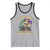 Louisiana Mardi Gras Tank Top Cajun To The Bone Skeleton Jester Costume