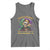 Louisiana Mardi Gras Tank Top Cajun To The Bone Skeleton Jester Costume