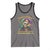 Louisiana Mardi Gras Tank Top Cajun To The Bone Skeleton Jester Costume