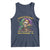 Louisiana Mardi Gras Tank Top Cajun To The Bone Skeleton Jester Costume