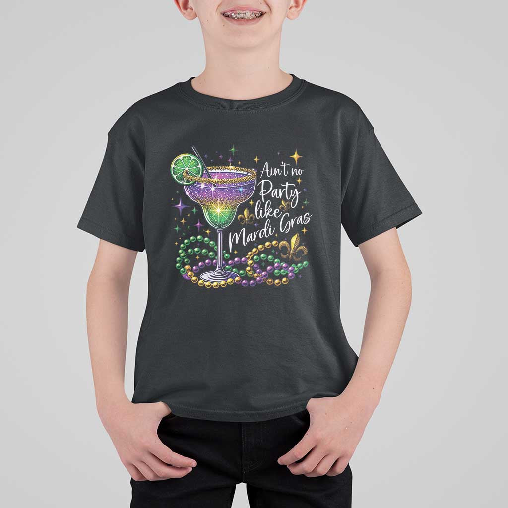 Ain't No Party Like Mardi Gras T Shirt For Kid Fat Tuesday Louisiana Drinking Team