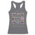 Coquette Bow Mardi Gras Racerback Tank Top It's Mardi Gras Y'all Fleur De Lis Mask