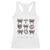 Coquette Bow Mardi Gras Racerback Tank Top It's Mardi Gras Y'all Fleur De Lis Mask