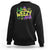 Mardi Gras Sweatshirt La Weezy Ana Hip Hop Aligator Louisiana