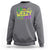 Mardi Gras Sweatshirt La Weezy Ana Hip Hop Aligator Louisiana