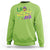 Mardi Gras Sweatshirt La Weezy Ana Hip Hop Aligator Louisiana