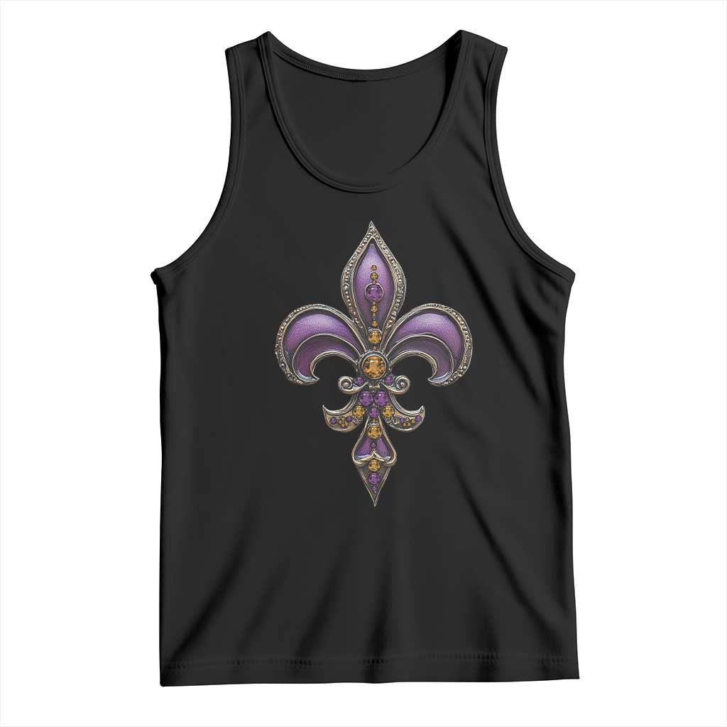 Louisiana Aesthetic Fleur De Lis Tank Top