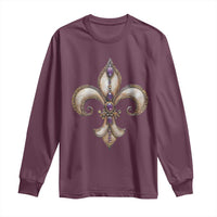 Aesthetic Fleur De Lis Long Sleeve Shirt