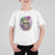 Skeleton Jester Louisiana Mardi Gras T Shirt For Kid