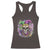 Skeleton Jester Louisiana Mardi Gras Racerback Tank Top